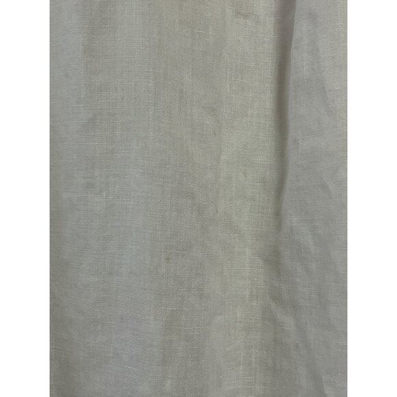 Edward Woman Irish Linen Embroidered Top 2X White Tunic Blouse – Boho Peasant St - Picture 4 of 8